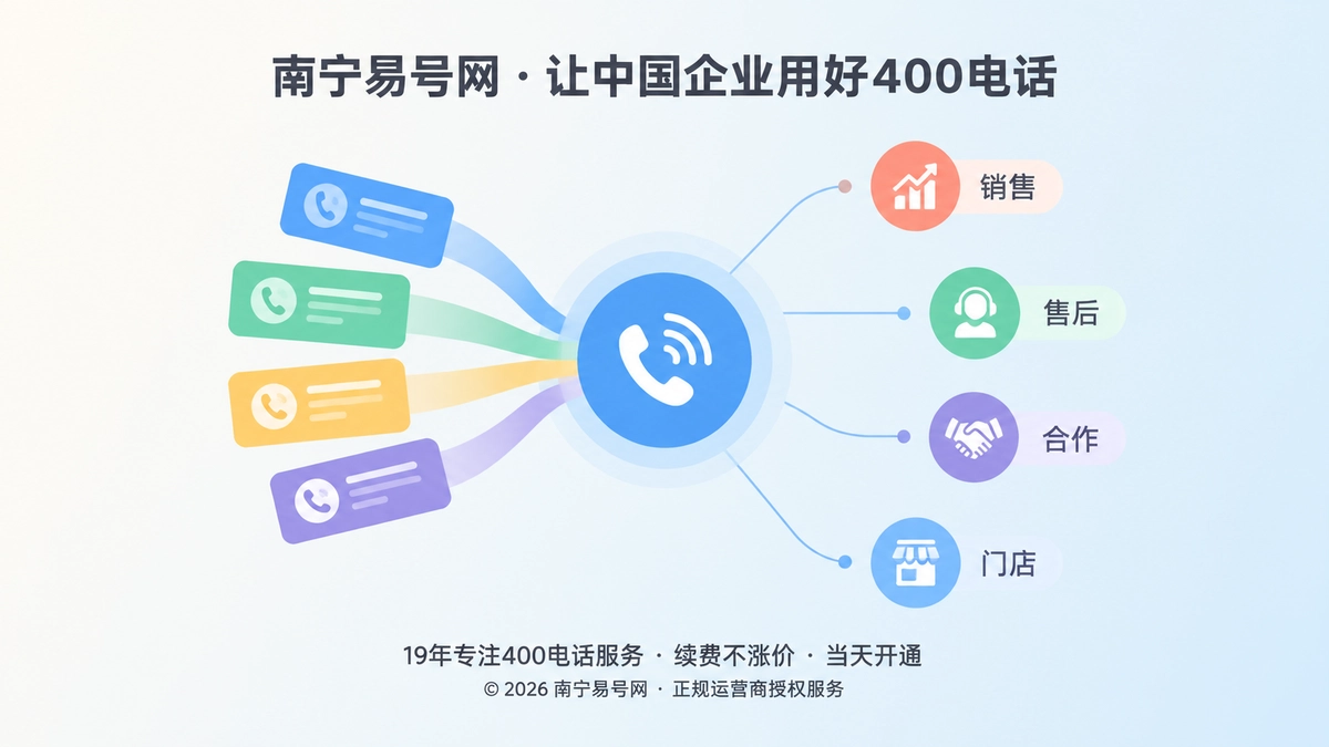 2026年功能详解：400电话如何按业务状态分配每一次来电